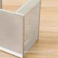 Open notepad box metal grid office stationery storage